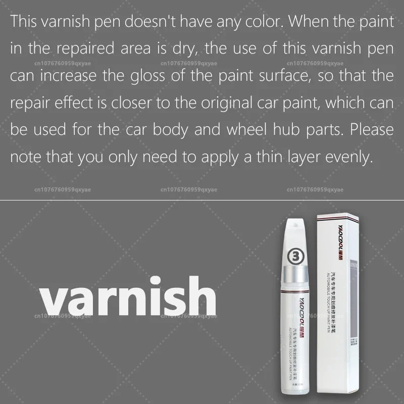 Car Scratch Repair Pen, Pen Pintura Brilhante, Pearl White, Paris Red Metal Silver Superfície, rastreamento Reparação Verniz Pen, Toyota RAV4