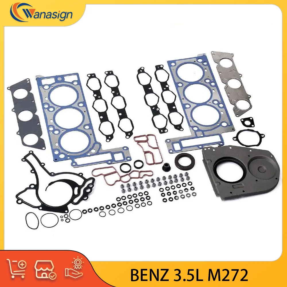 

AUTO Engine PARTS Gaskets Rebuild Kit For Mercedes-Benz C CLC CLK CLS E GLK ML R S SL 3.5L V6 Diesel 3.5T 3.5 L T 2005-2013