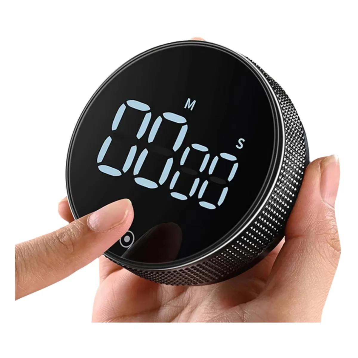 DINRGO Magnetischer Küchentimer, digitaler Timer, manueller Countdown, Drehtimer, mechanischer Kochtimer, Kochdusche, Stoppuhr