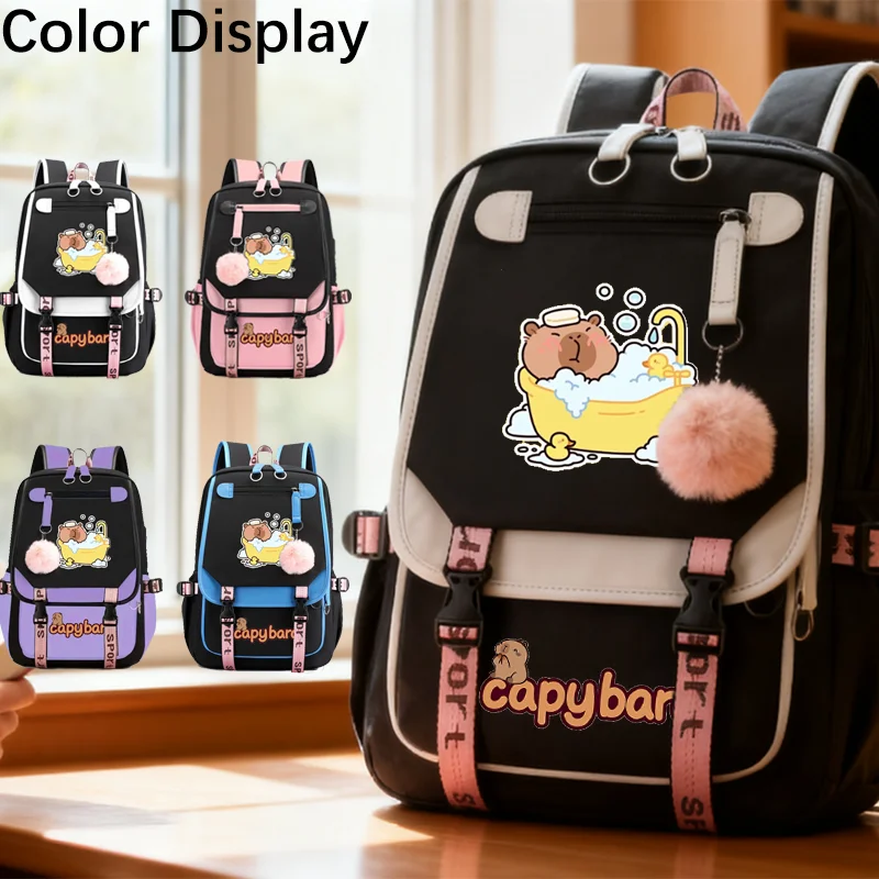 

Модный женский рюкзак большой вместимости, повседневная школьная сумка для студентов колледжа, модная сумка на плечо с подкладкой, легкая и прочная