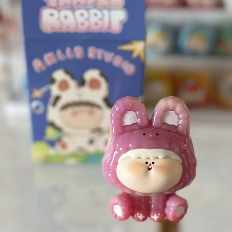 [W magazynie] Seria Travel Rabbit Blind Box Śliczna lalka Kawaii Zabawka Anime Model Tajemnicze pudełko Niespodzianka Przyjaciel Prezent Ozdoba komputerowa