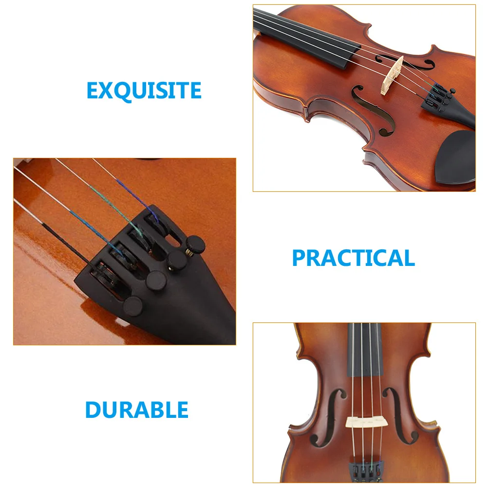 

8 Pcs Violin Strings Replacement Parts Accessories Musical Instrument Kit Nickel Plated