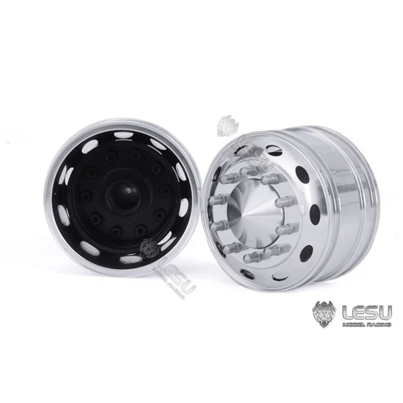 LESU Modell-Vorderradnabe für 1/14 Tamiya American Simulation Truck Modellspielzeug CNC Metall W-2059 LKW DIY Zubehör Spielzeug – Detail 2
