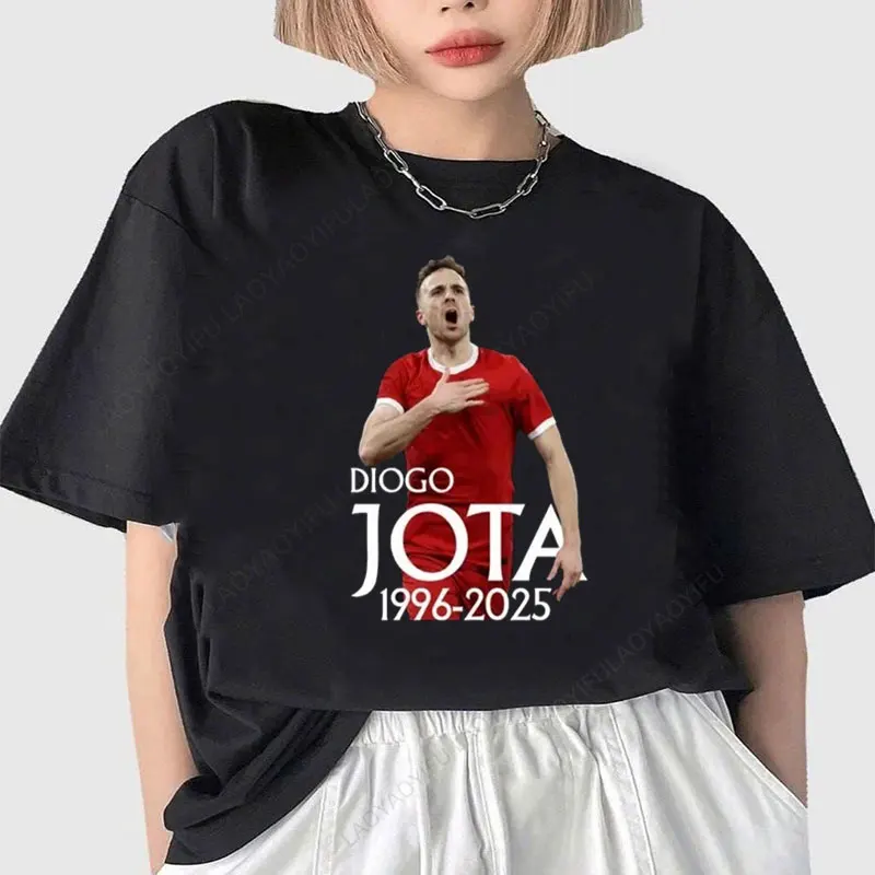 تي شيرت Camisetas Diogo Jota رقم. # 20 هدية لمحبي كرة القدم من الدوري الممتاز، تي شيرت تذكاري عاطفي برتغالي لملابس عشاق كرة القدم