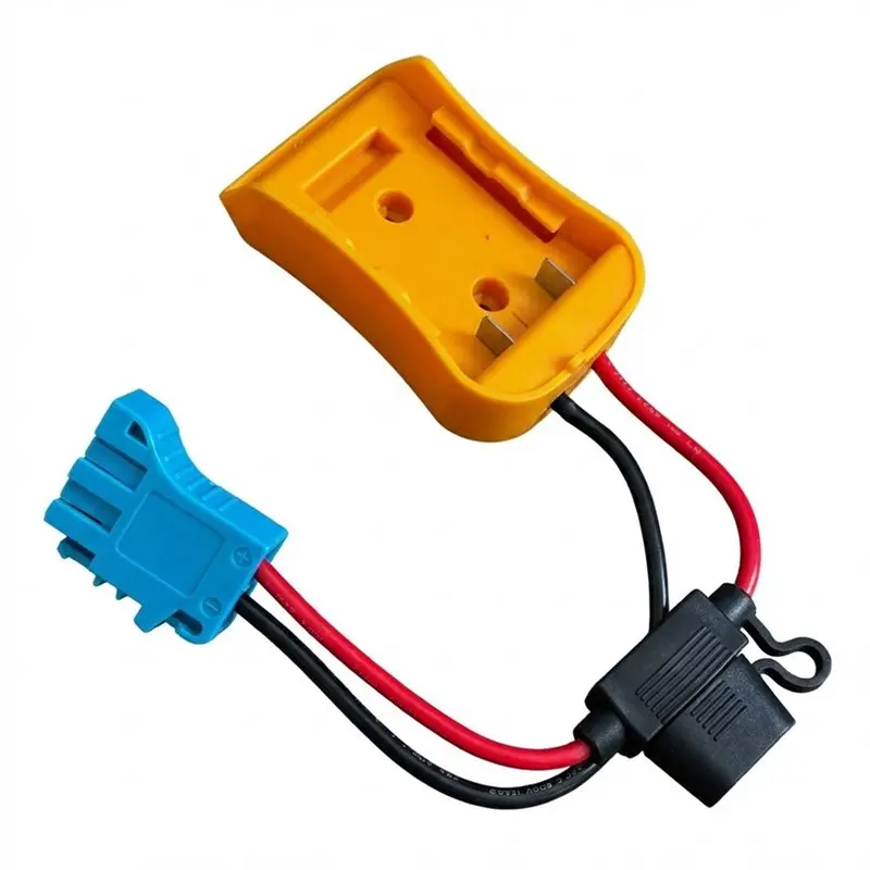 

【ELECTRONIC-ACCESSORIES】Power Wheels DIY Adapter Wire Harness Connector With Fuse Holder For 18V 20V Battery For Peg-Pere