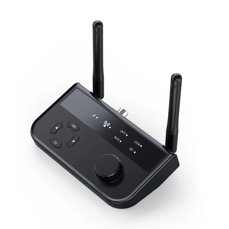 5.3 جهاز استقبال موسيقى بلوتوث ثلاثة في واحد يدعم الألياف البصرية المحورية/AUX إشارة رقمية جودة صوت ثلاثية الأبعاد B41-A22U