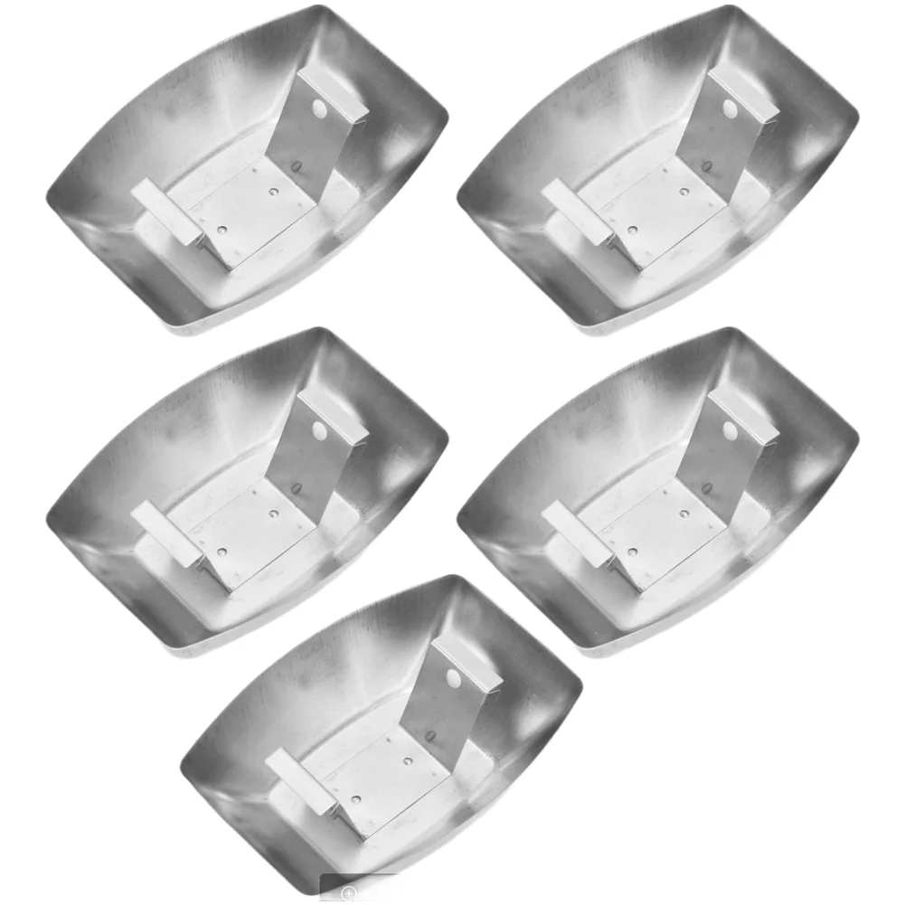 5pcs Oil Catcher Cups Stainless Steel for Range Hood Grease Control Adjustable Fit Compact Space Saving Design