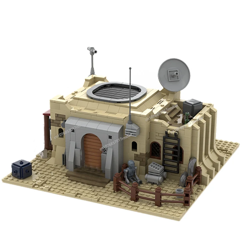 NEW Famous star Movie scene MOC Tatooine Secret Base model DIY creative ideas Children Toy Birthday Gift building blocks