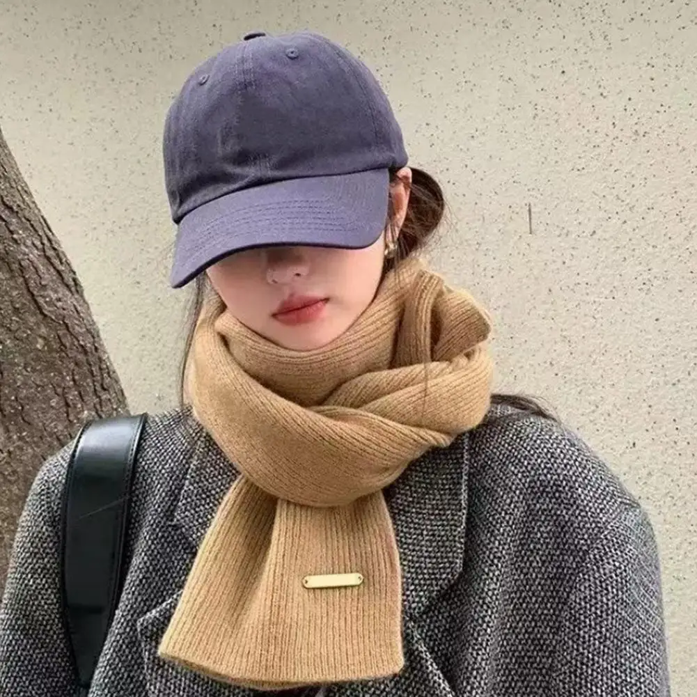 

Soft Scarf Skin-friendly Scarf Women's Thickened Windproof Winter Scarf Versatile Outdoor Cycling Long for Daily Warmth Style