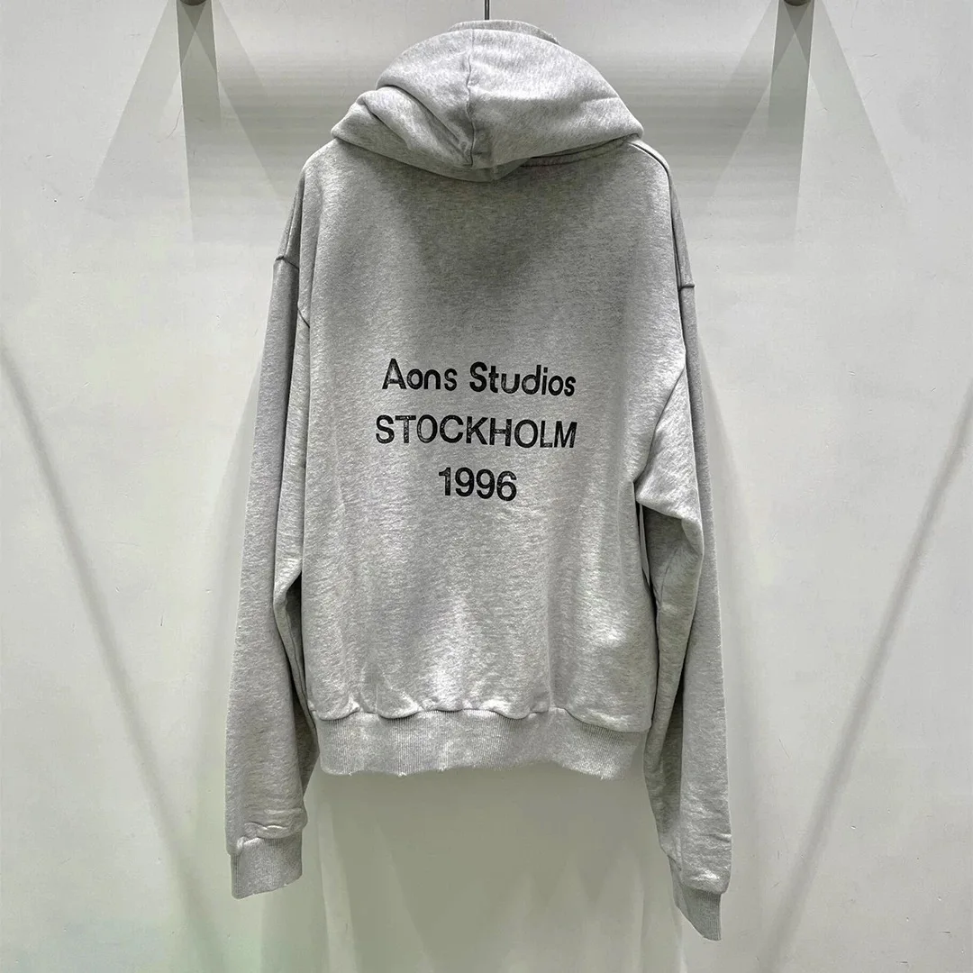 2024 Popular New Style Vintage Letters 1996 Printed Loose Hoodie for Men and Women Couples High Quality Luxury Brand Comfort