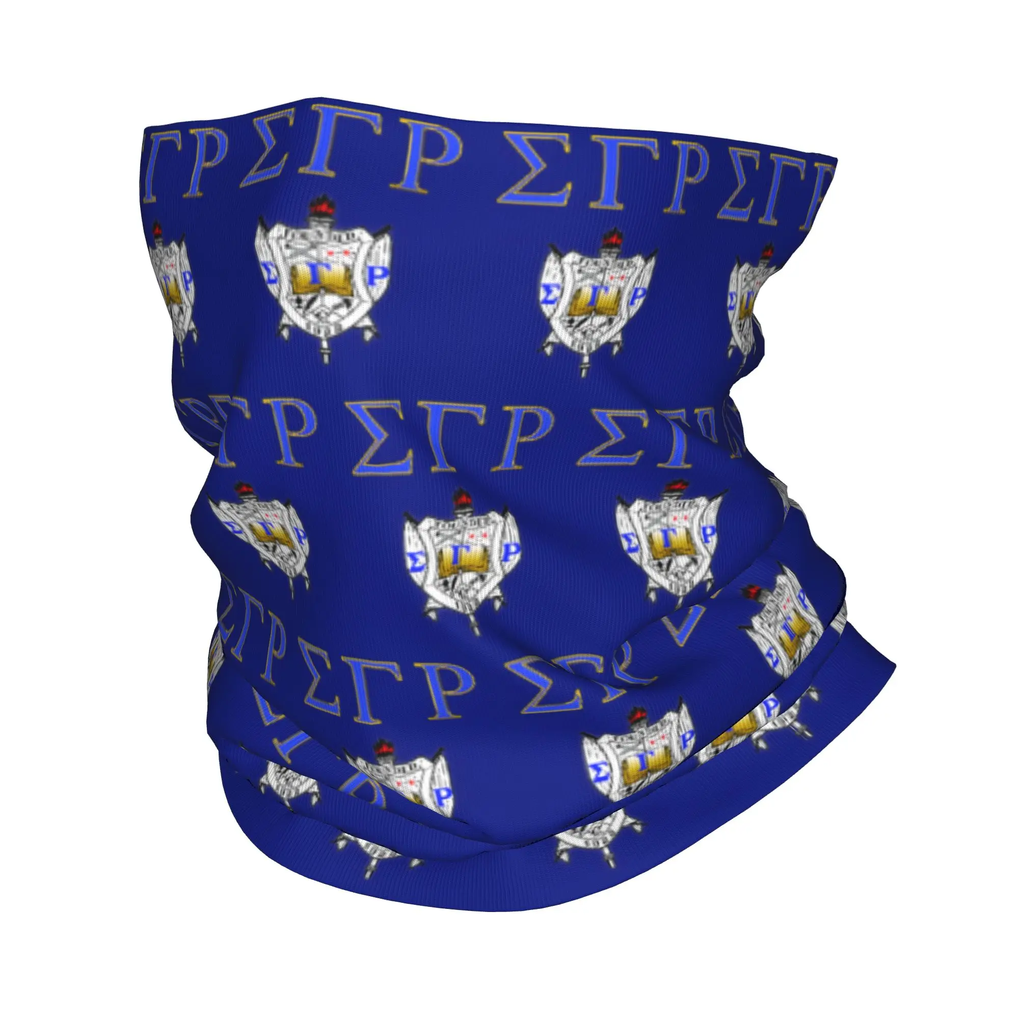 سيجما جاما رو باندانا الشتاء الرقبة أدفأ المرأة يندبروف التفاف الوجه وشاح للتزلج نادي نسائي أمريكي أفريقي الجراب عقال #1