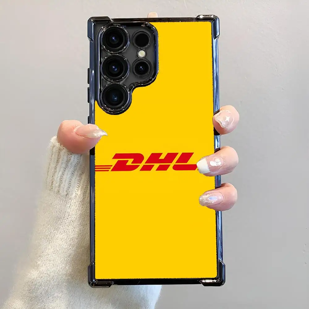 حافظة هاتف DHL Express لهاتف سامسونج جالاكسي S25 S24 S23 S22 S21 S20 نوت 20 لايت Fe Plus Ultra 4G 5G