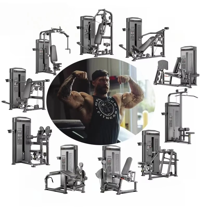 Commercial Gym Equipment Full Set Pin Loaded Strength Training Machine Series Chest Press Lat Pulldown Fitness Center OEM