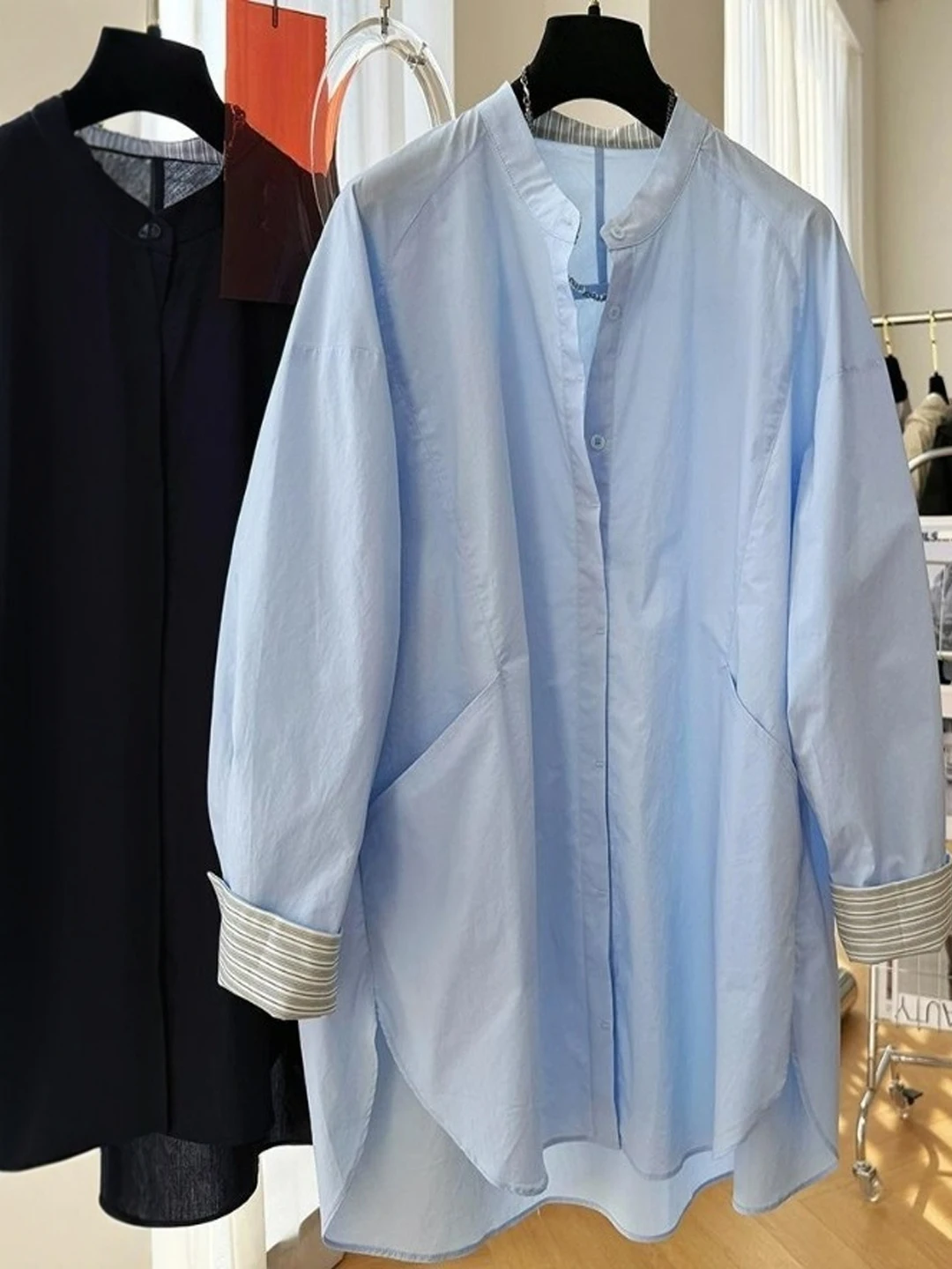 

Faionable, женские утюги большого размера, антивозрастные, роскошные, удобные для поездок на работу, дышащая ткань, одежда для осеннего сезона