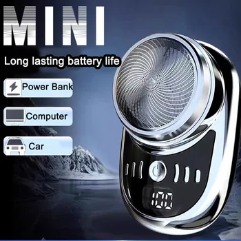Tragbare Herren Rasierer Mini wasserdichte Rasierer USB wiederauf ladbare Reise abnehmbare Rasiermesser Körper Haars ch neider Entferner Körper sauberes Produkt