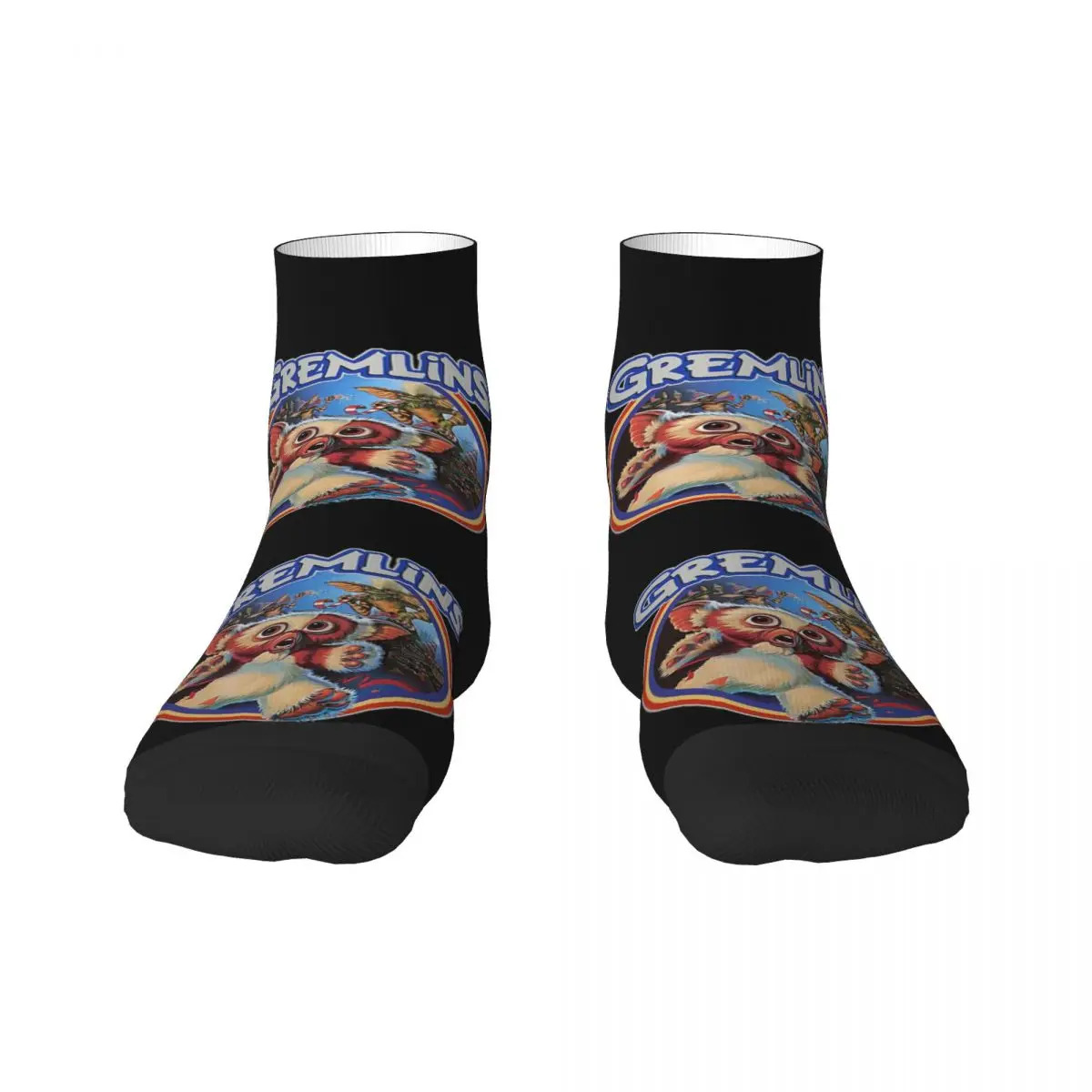 Cute Men's Vintage Gizmo Gremlins Dress Socks Unisex Warm Comfortable 3D Printing Sci Fi Movie Mogwai Monster Crew Socks