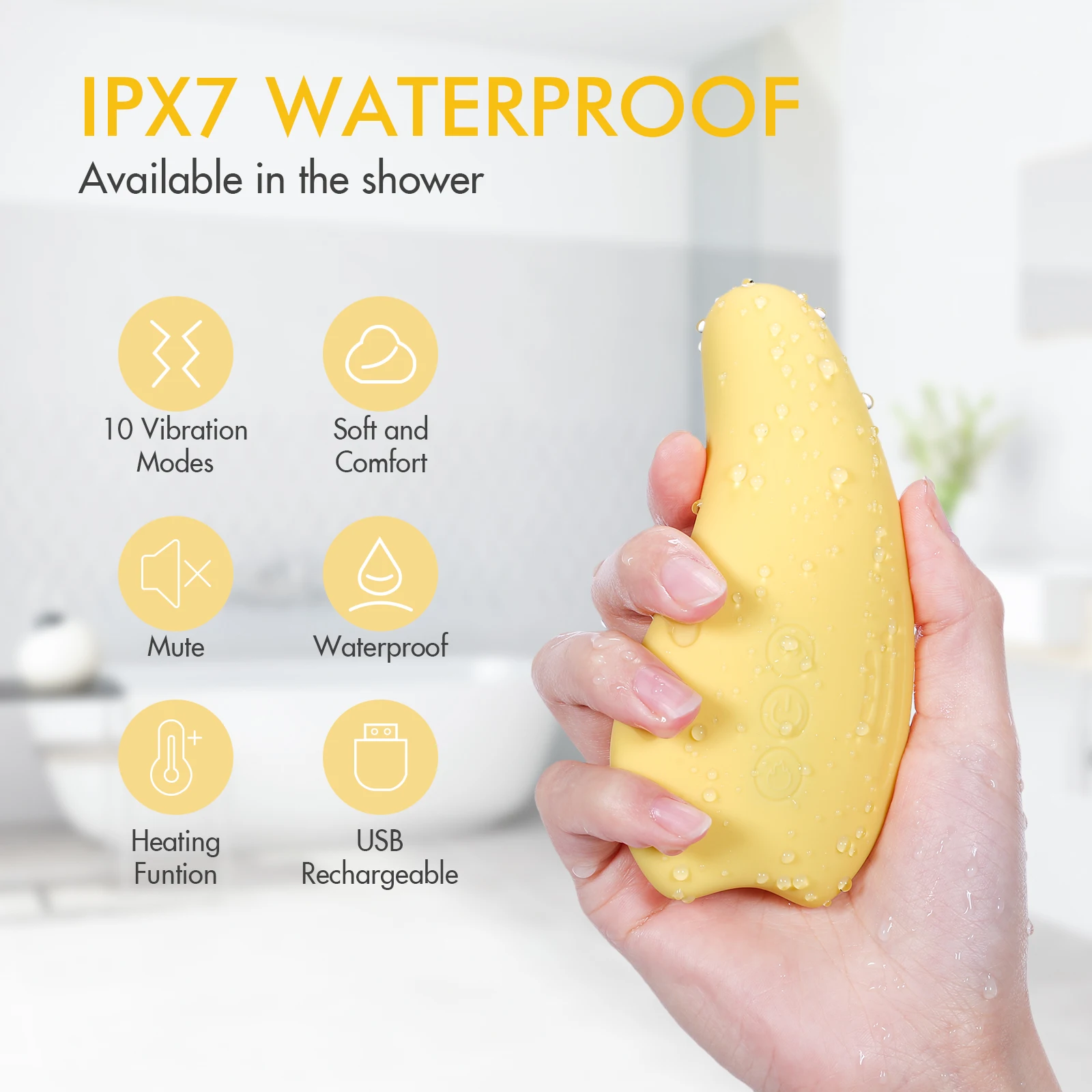 Masseur d'allaitement pour l'allaitement 10 modes de vibration