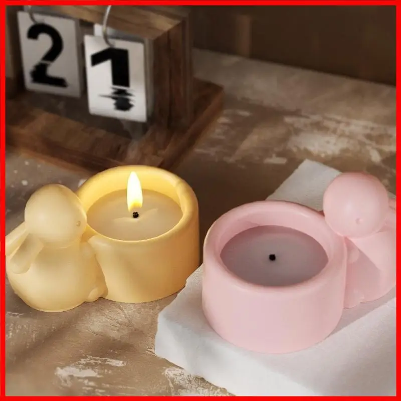 3XUA Silicone Rabbit Holder Mold Reusable Eggs Holder Mold Silicone Texture