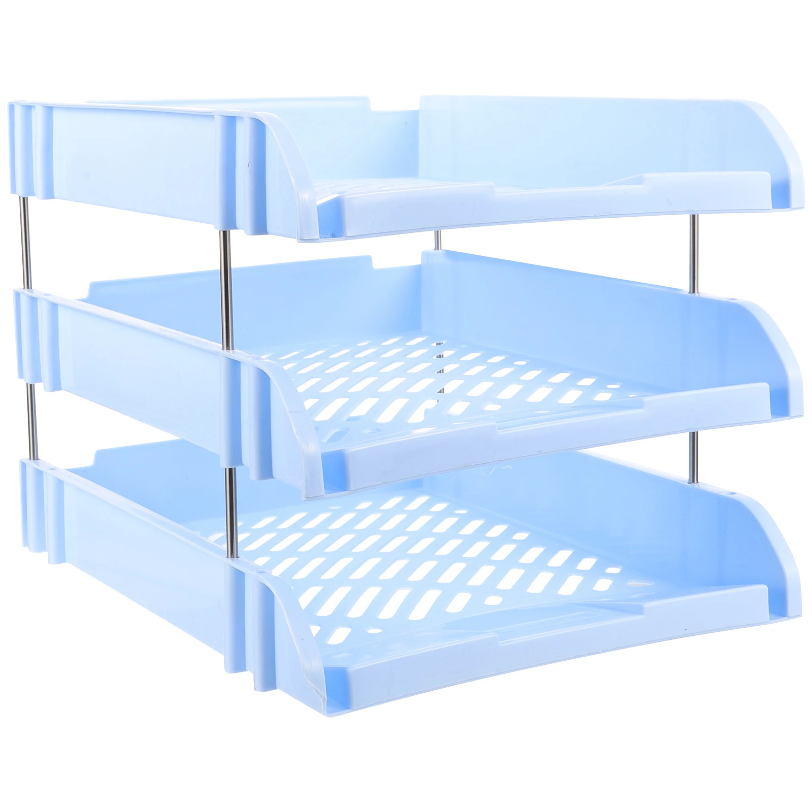 3 طبقات منظم الورق صينية مكتب فارز الملفات مكتب المنزل سطح المكتب تخزين الحل منظم سطح المكتب صينية الورق