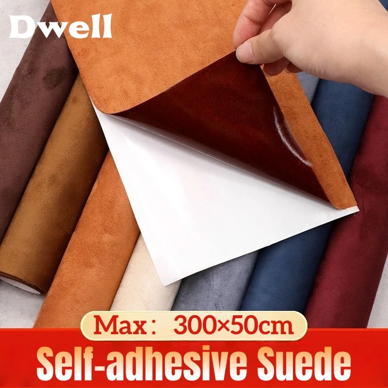 

Self Adhesive Suede Fabric Artificial Suede Leather for Car Interior Dashboard Modification Renovation Suede Wrap Roll Stickers