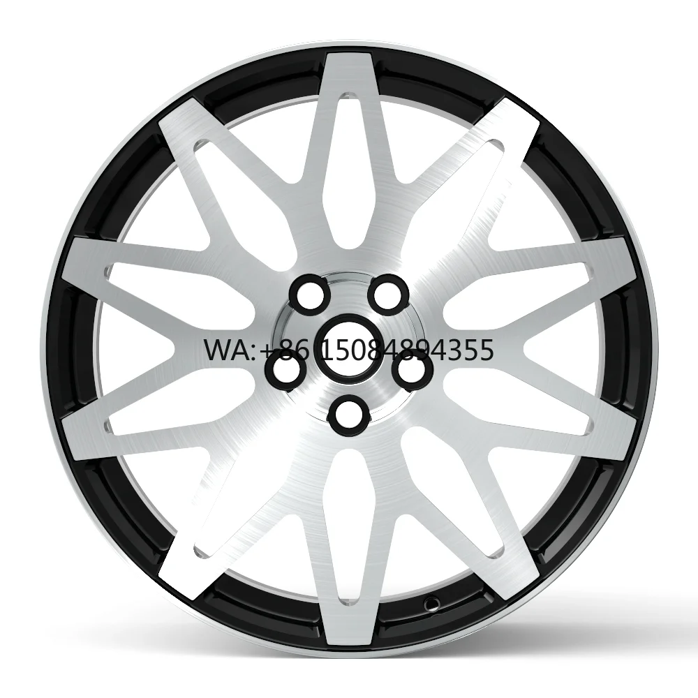 

New Custom 19-22 Inch Monoblock Forged Wheels Brushed Aluminum Alloy 98mm For Luxury Models