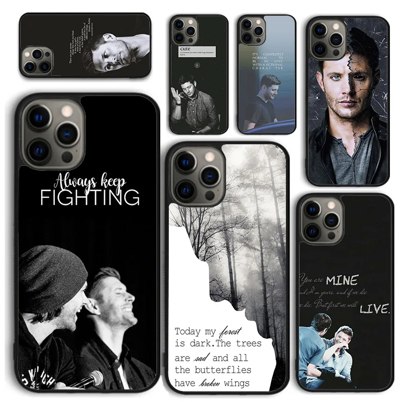 dean winchester supernatural Phone Case for iPhone 16 15 14 12 13 mini PLUS X XS XR 11 PRO MAX Back Cover Fundas Shell