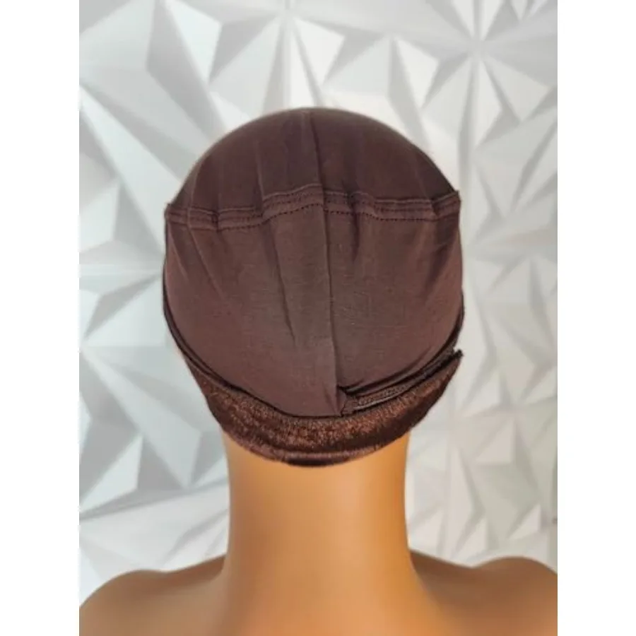 قبعة شعر مستعار دانتيل عالمية للشعر البشري والشعر المستعار الاصطناعي، شريط ناعم وشفاف مكشوف الأذن مع مقاس آمن، مثالي للاستخدام اليومي