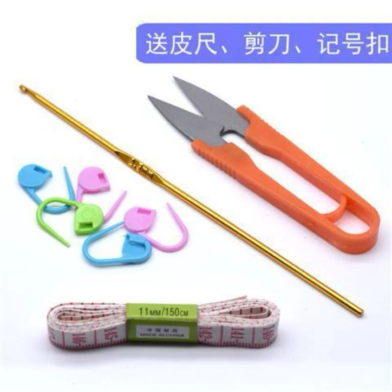 Четырехсезонные цветы и растения, связанные крючком с вышивкой, 18 штук 3-слойной однотонной пряжи и один крючок шириной 2,5 мм.