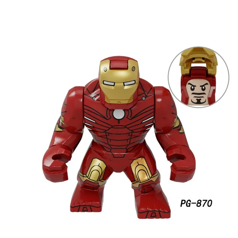 Marvel Mini Building Block Figurines, Large Superhero Anime Figure, Green Giant Assembling Building Blocks for The Boys Toy Gift