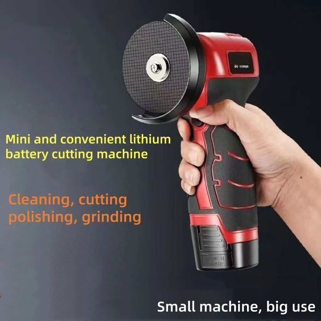 

Mini Angle Grinding Cutting Machine Grinding Machine Amoladora De Batería Radial De Batería Recargable Mini Amoladora Batería