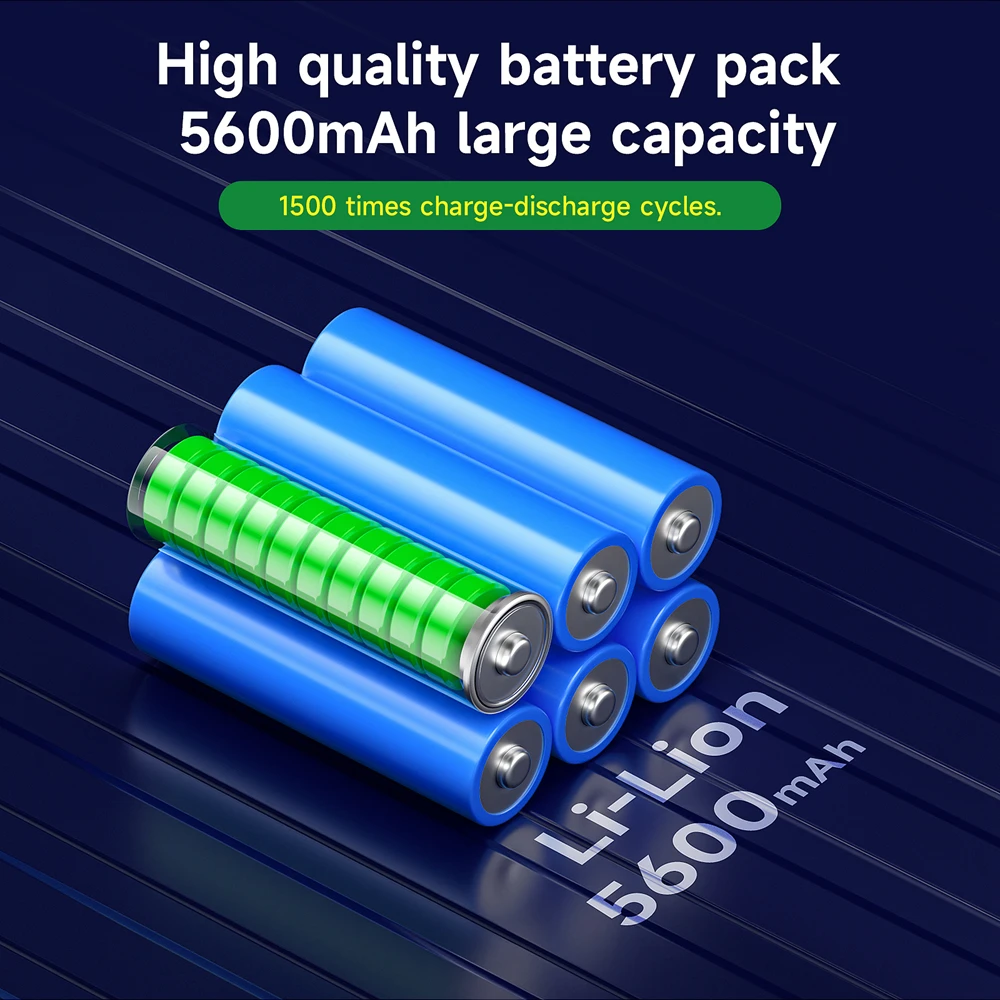 12V 5600mAh 67.2Wh Rechargeable Li-ion Battery Pack with BMS 12.6v Charger for RC Car, Boat, Robot, DlY, Large Capacity Battery