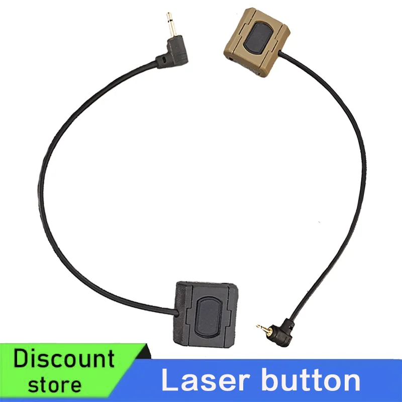 Tactical hotkey switch pressure remote control, laser button, used to reconnaise light infrared laser line-of-sight weapons