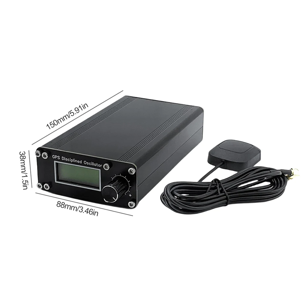 

GPSDO OCXO Frequency Color Display GNSS GPS Disciplined Clock 10MHz 1PPS GPS Clock for Audio Decoders Square Wave Output