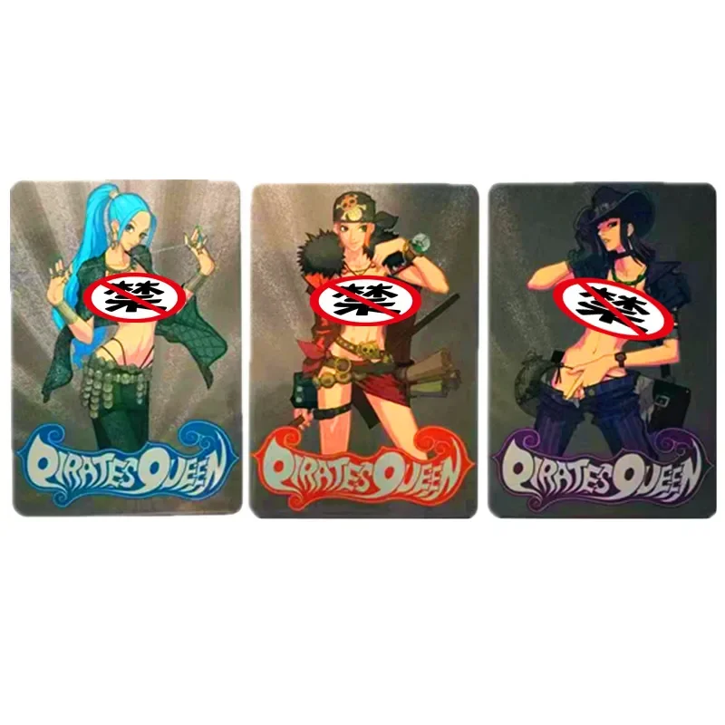 3 ピース/セットアニメドラゴンボールワンピースアンドロイド番号。 18 ブルマ ナミ ビビ セクシー カード クラシック ゲーム ギフト おもちゃ コレクション カード ギフト おもちゃ