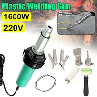 1600W Plastic Welding Gun AC 220V Hot Air Blower Heat Torch Welder Nozzle Rolling Plastic Welding Machine Used For PP PVC Bumper