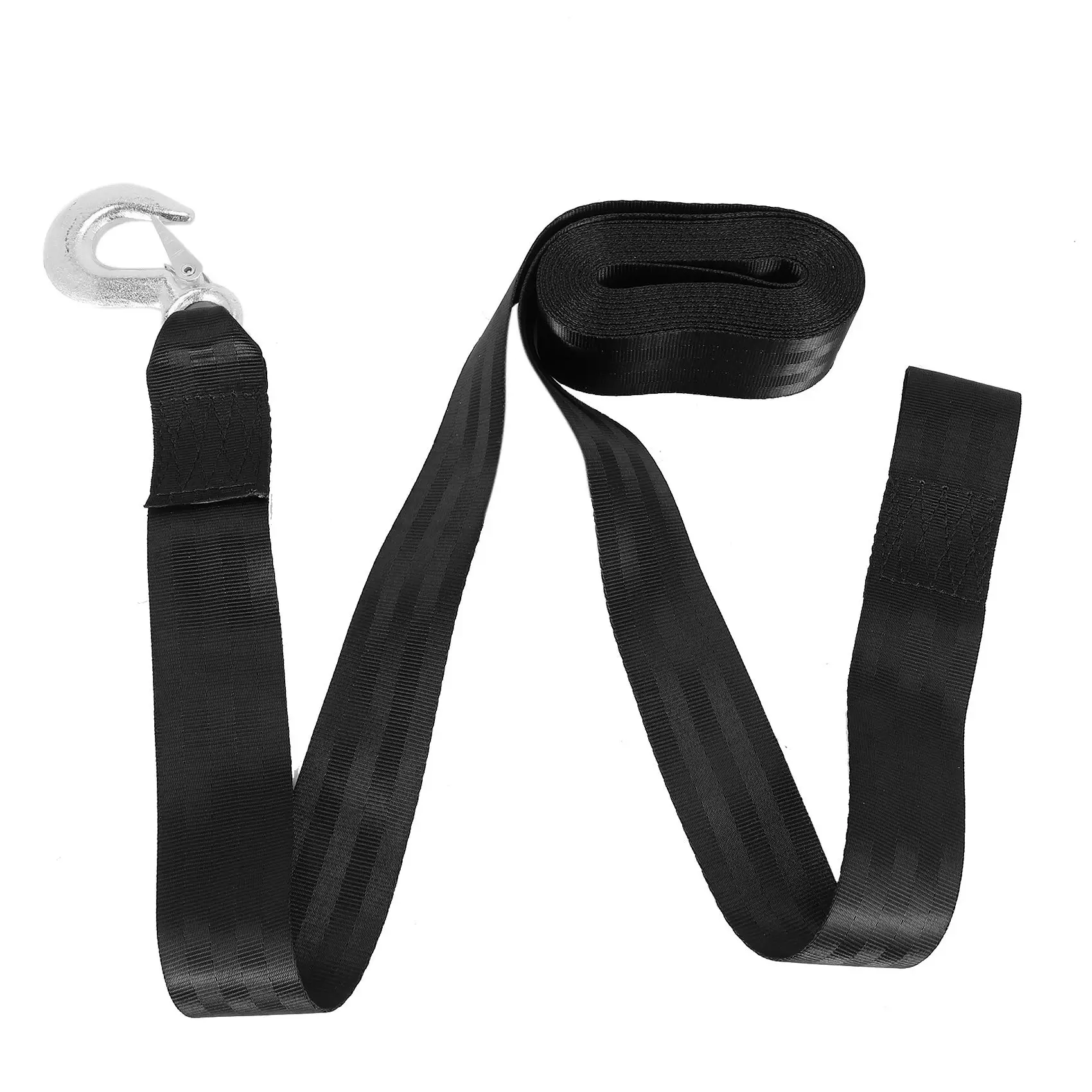 AEF5-Boat Trailer Winch Strap Replacement With Hook For Boat, Fishing Jet Ski,Towing Replacement Securing Tie Down Marine - view 2