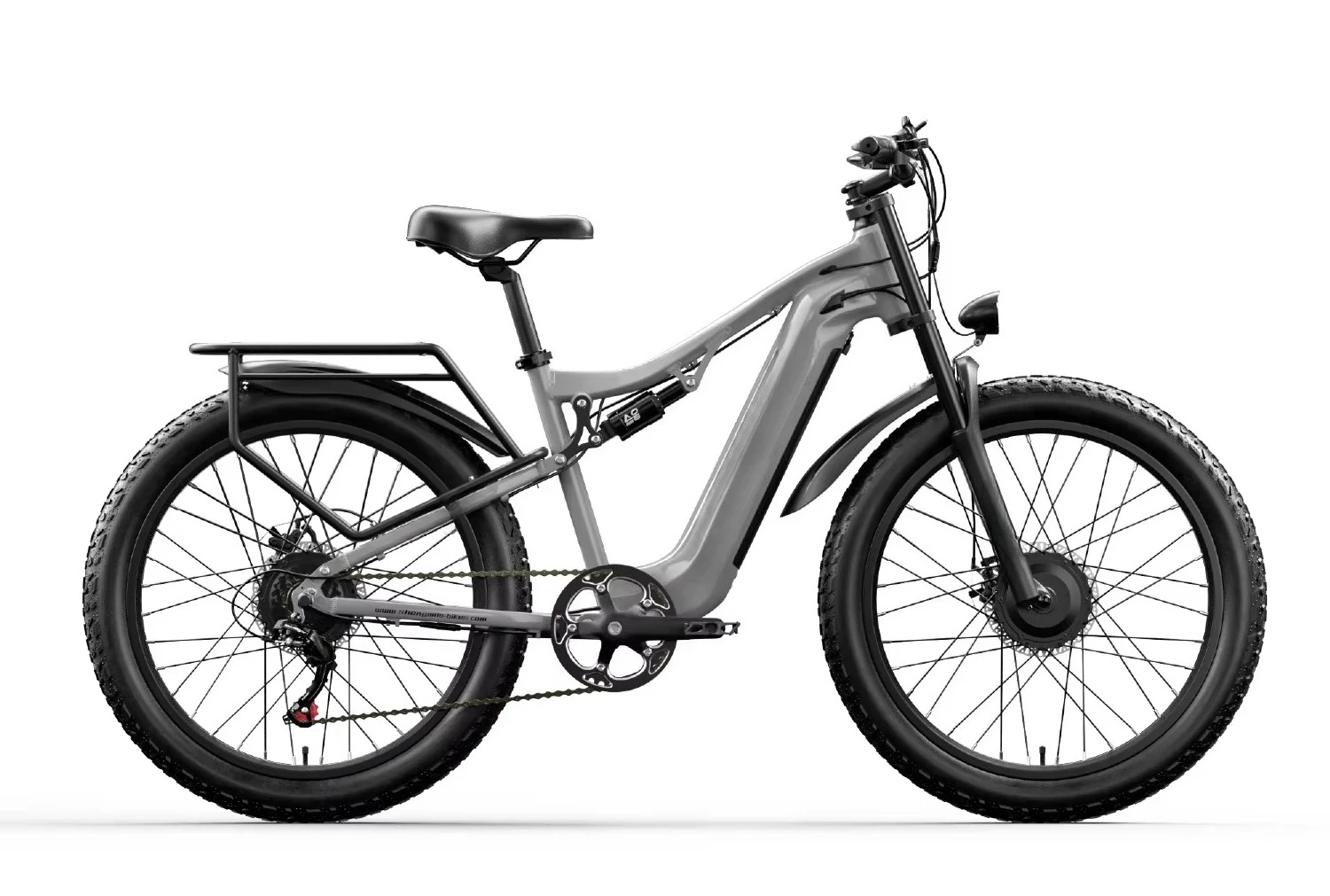 Bicicletta da montagna Doppio motore 2000w 3.0 Fat Tire Mountain E-Bike per adulti