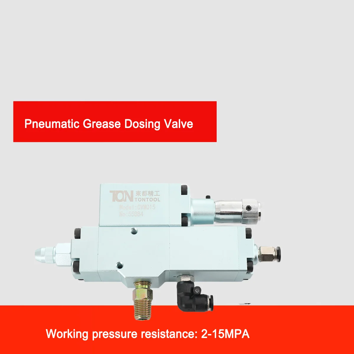 

Precision Pneumatic Grease Dosing ValvePneumatic Grease Machine Dosing Valve G1/4