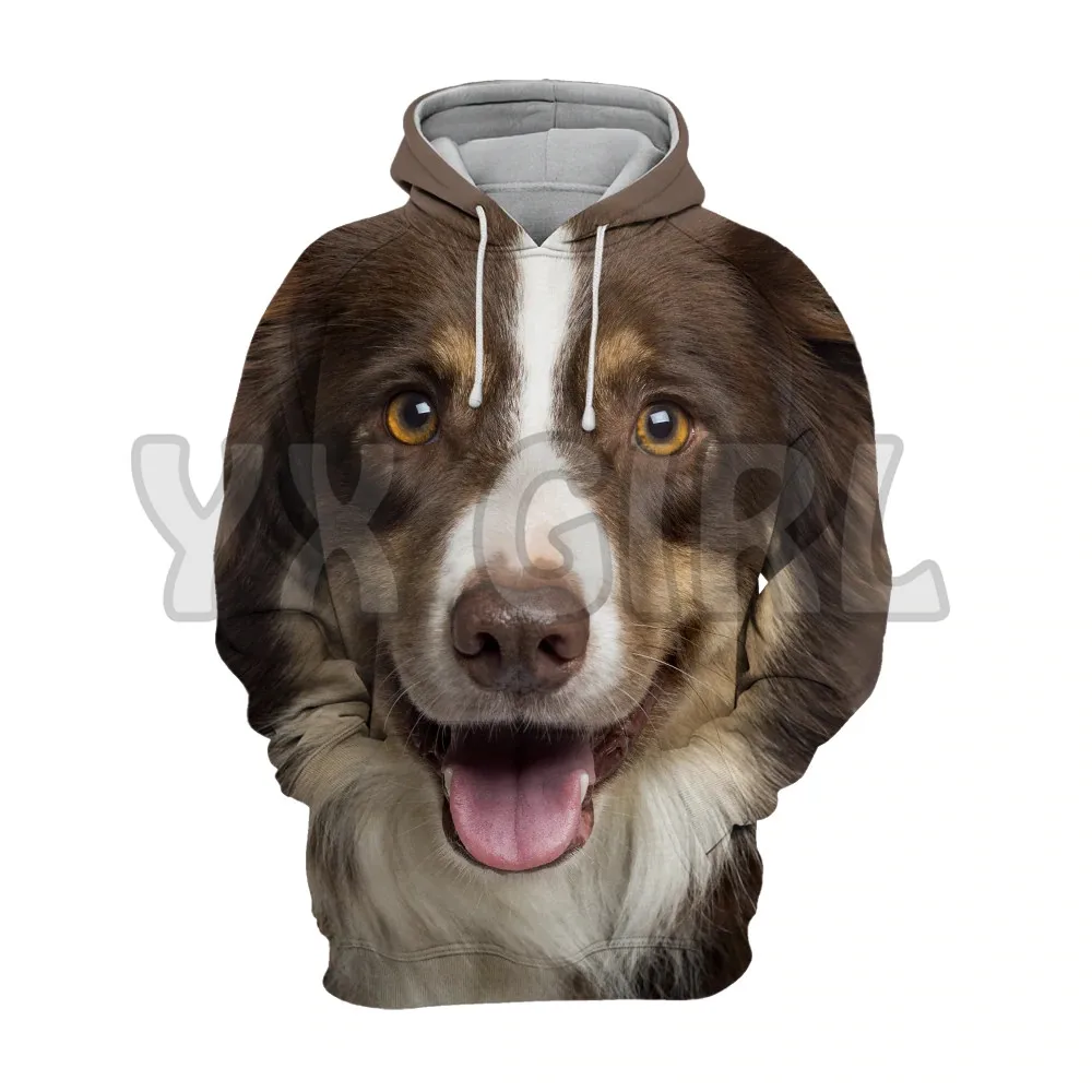 Animals Dogs Bernese Mountain  3D Printed Hoodies  Unisex Pullovers Funny Dog Hoodie Casual Street Tracksuit