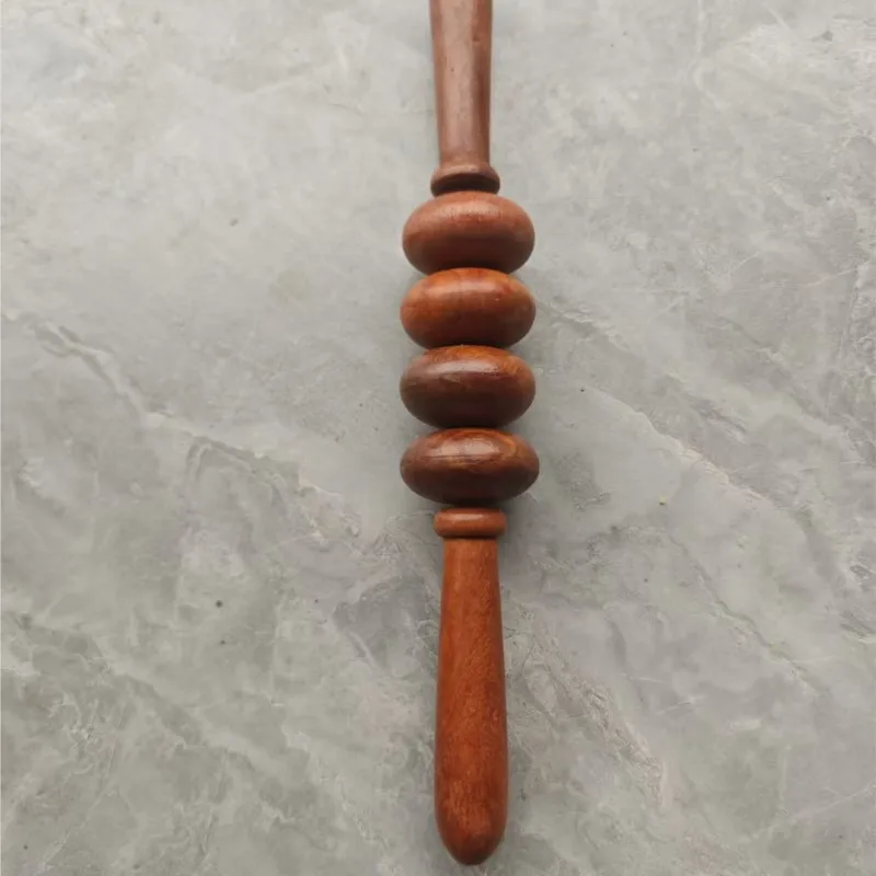 

Relax Gear Massage Stick Full Body Muscle Massager Wood Roller Stick Trigger Point Recovery Tool Wooden full-body massage stick