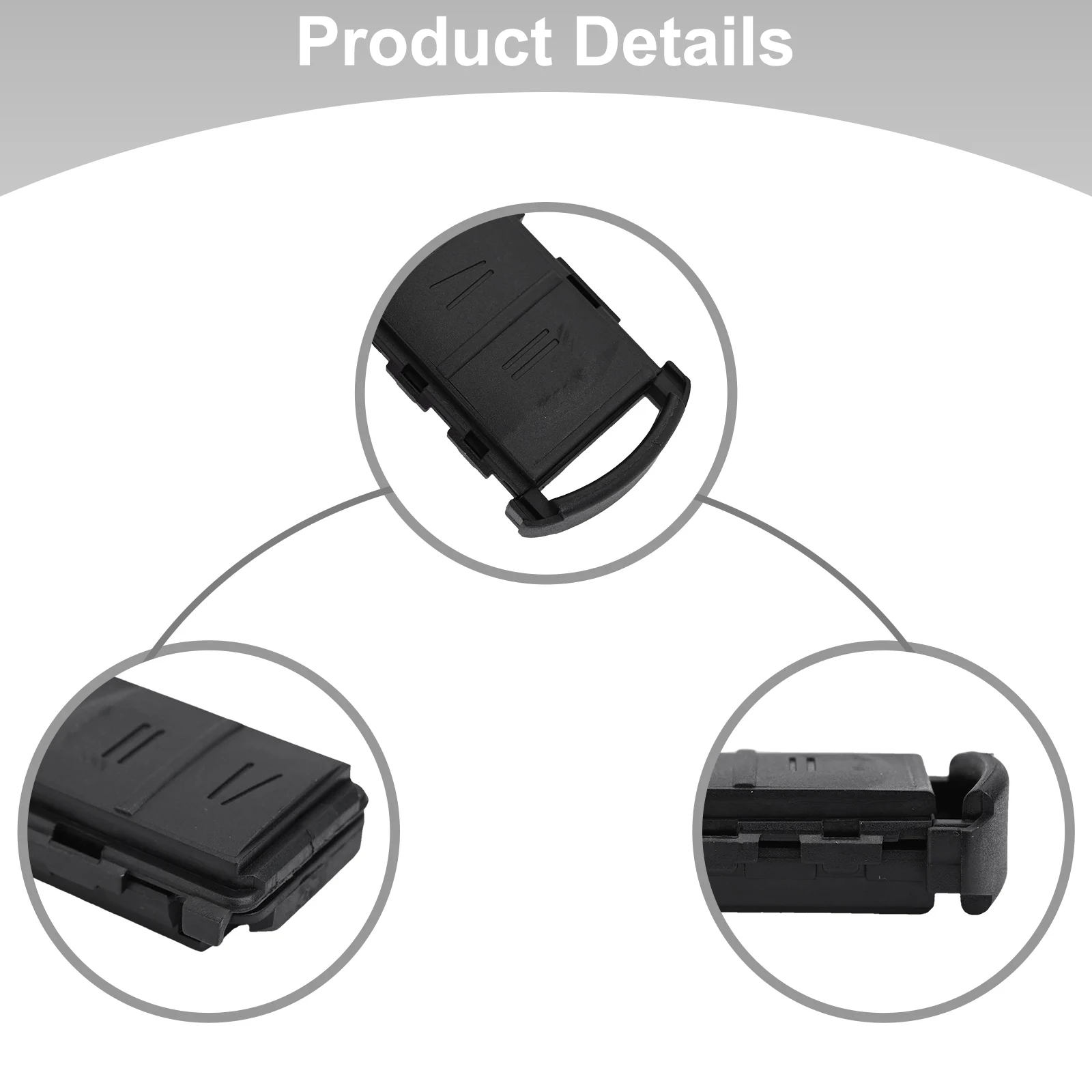Case Remote Control Key Vehicle W/ Buttons Replacement for Black Key Parts For OPEL Corsa C for combo for meriva
