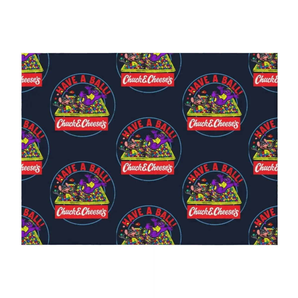 

Copy oHave a Ball (vintage 80s Chuck E Cheese) Throw Blanket Soft Plaid Decorative Sofa heavy to sleep Baby Blankets