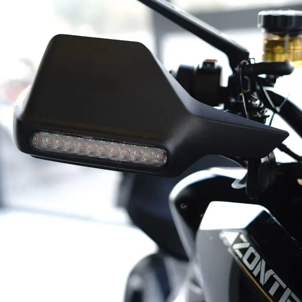 Suitable for ZONTES 703T OEM handguards (left and right)—adventure touring motorcycle handguard shells/accessories.