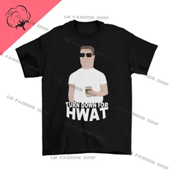 King of The Hill Hank Women and Men Clothing Cotton Printed T-Shirt Unisex Funny Cartoon Turn Down TV Adult Sizes New