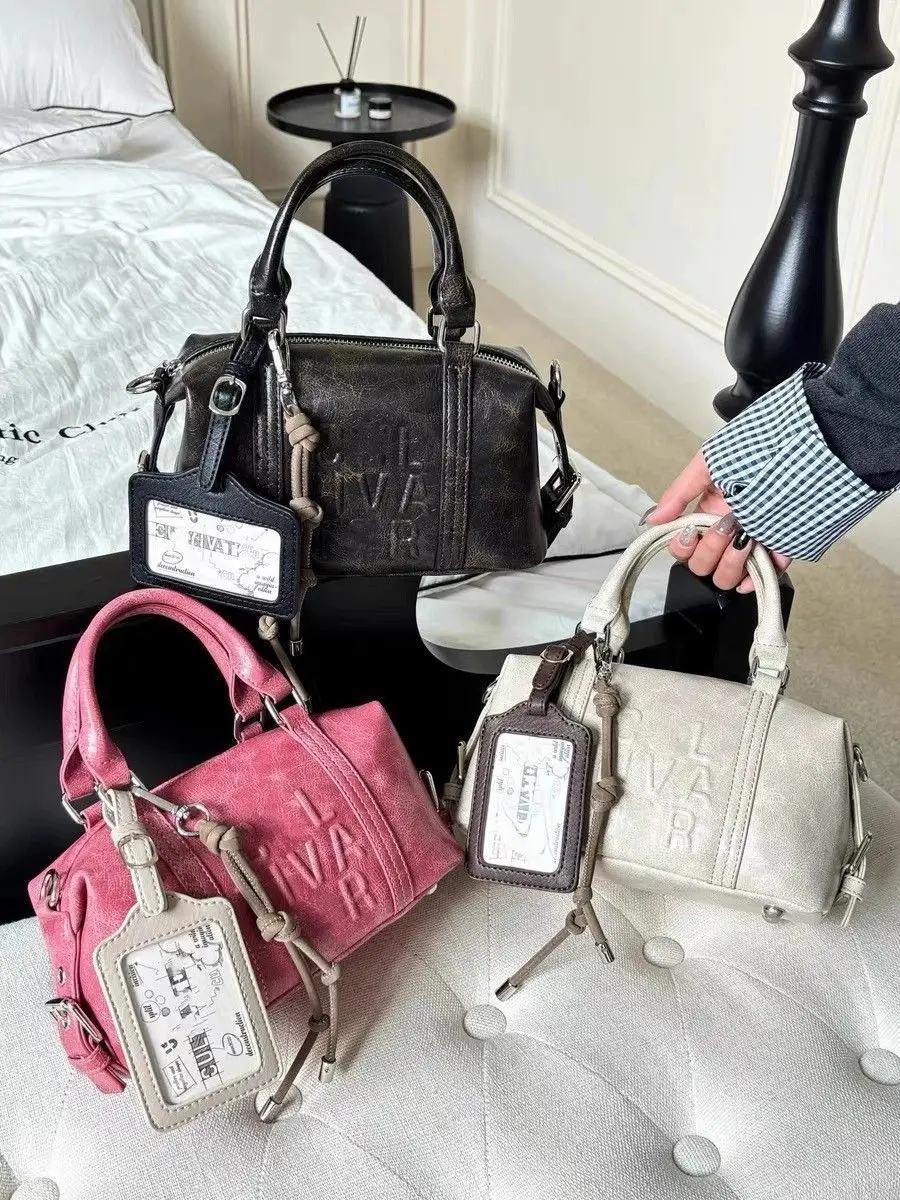 

JIAERDI Harajuku Handle Y2k Hand Bag Wallet Women Pu Leather Hot Girls Casual Crossbody Bags Ladies Retro Luxury Design Bag Chic