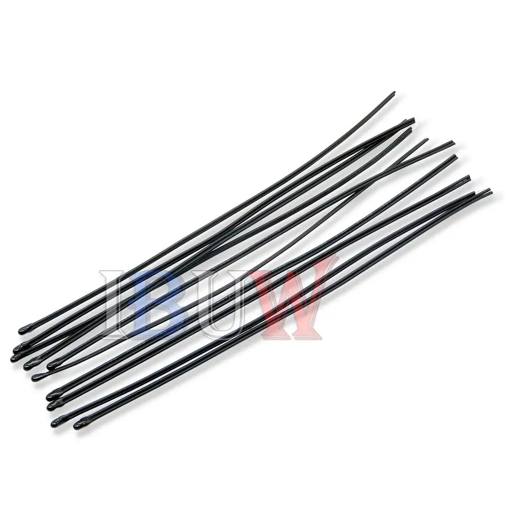 10PCS NTC Thermistor Thermal Resistor MF52B MF52D 10K 100K Probe strap wire B3950 B3435 1% 10CM Temperature control sensor