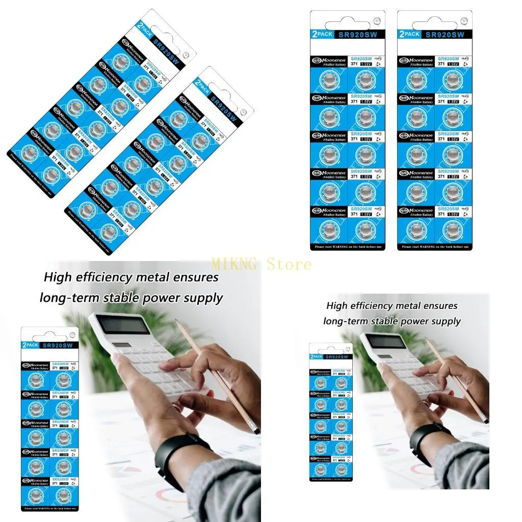 

LR920/AG6/SR920/371 Coin Cell Batteries Reliable Power Sources Batteries best sale