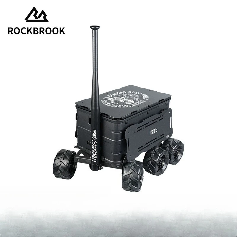 

Beach Camp Camper Camping Trailer Outdoor Hand Pull Truck Tank Wheel Aluminum Alloy Storage Box