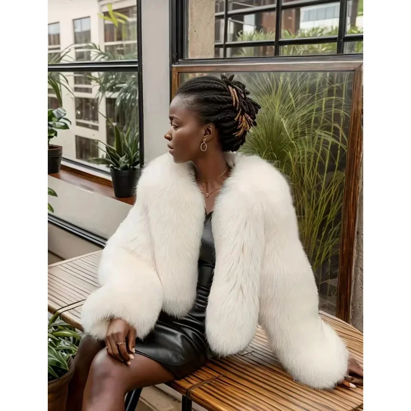 

Classic faux fur jacket