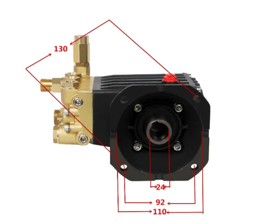 

For Industrial High Pressure Pump Head Assembly AR Type Large Flow for Car Wash Spray Humidifier